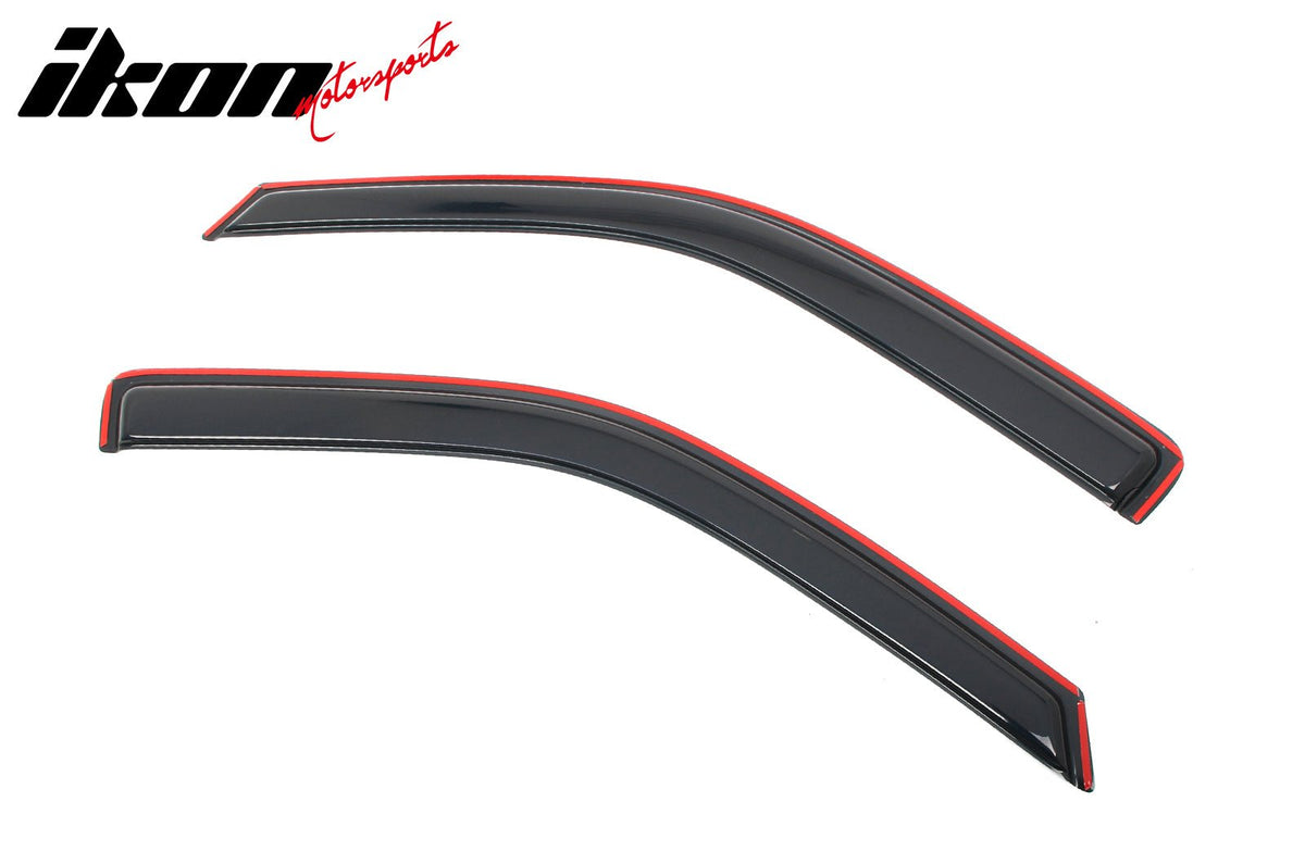 Fits 04-12 Chevy Colorado GMC Canyon Regular Cab Window Visors Guards In-Channel