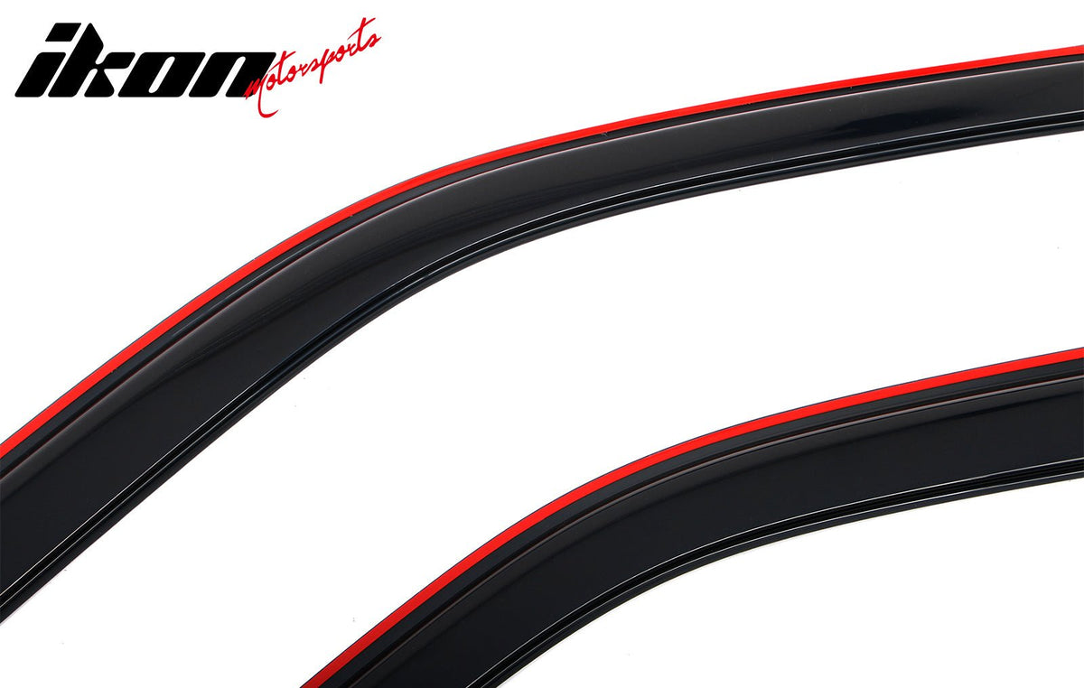 Fits 04-12 Chevy Colorado GMC Canyon Regular Cab Window Visors Guards In-Channel