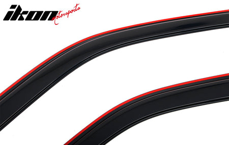 Fits 04-12 Chevy Colorado GMC Canyon Regular Cab Window Visors Guards In-Channel