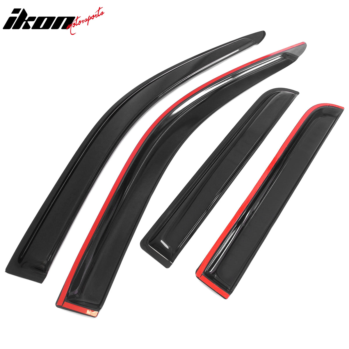 In N Out For 2021-2025 Hyundai Elantra 3D Wavy Mugen Style Window Visors Rain Guards Hyundai Elantra 2022 Accessories - Foto 14