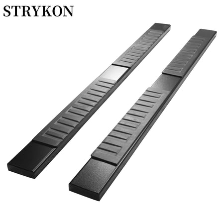 Side Step Bar Running Board Black For 04-13 Chevy Silverado Crew Cab OE Style 6"