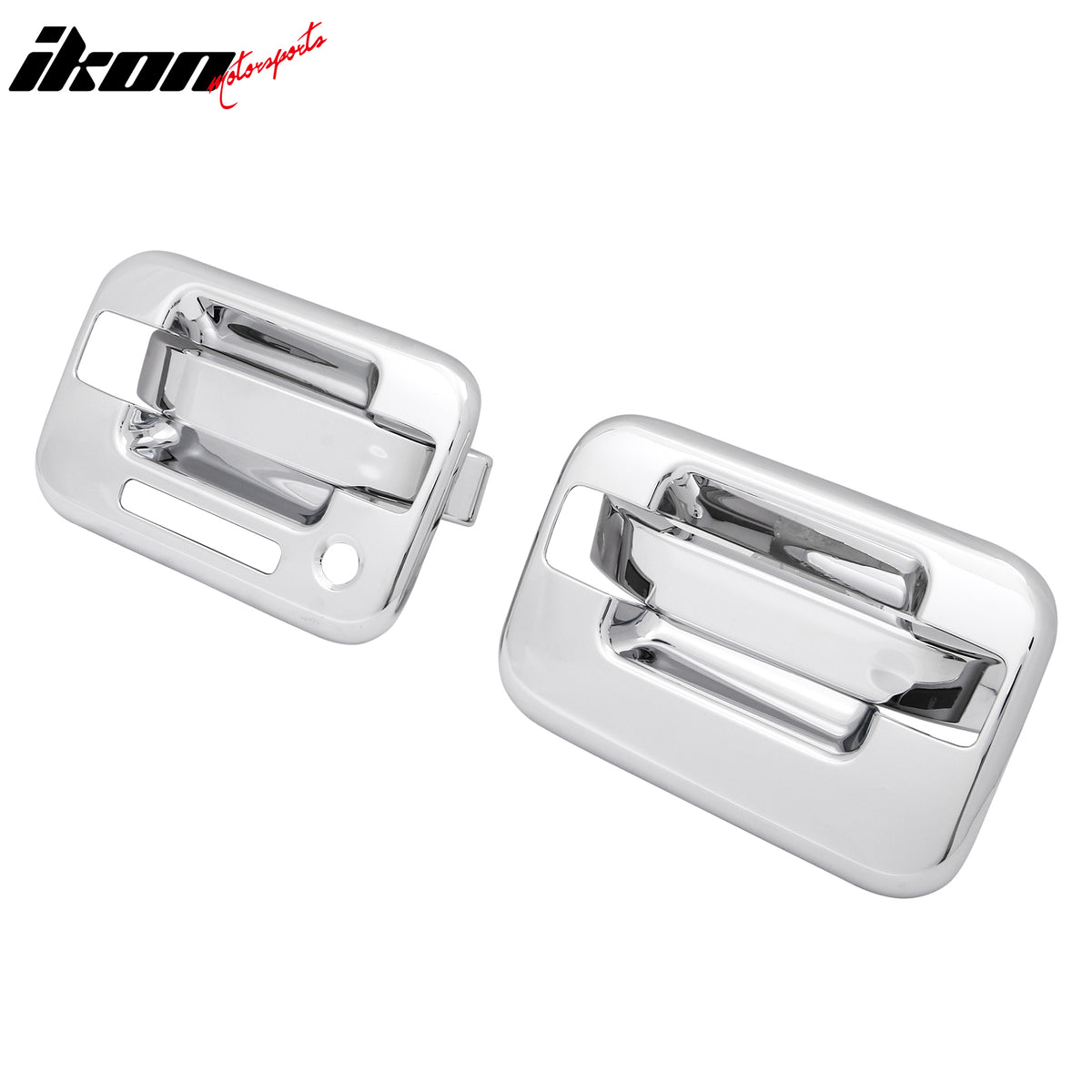 Fits 04-14 Ford F-150 Front Rear Door Handle Cover W/ 1-Keyhole + KeyPad Chrome