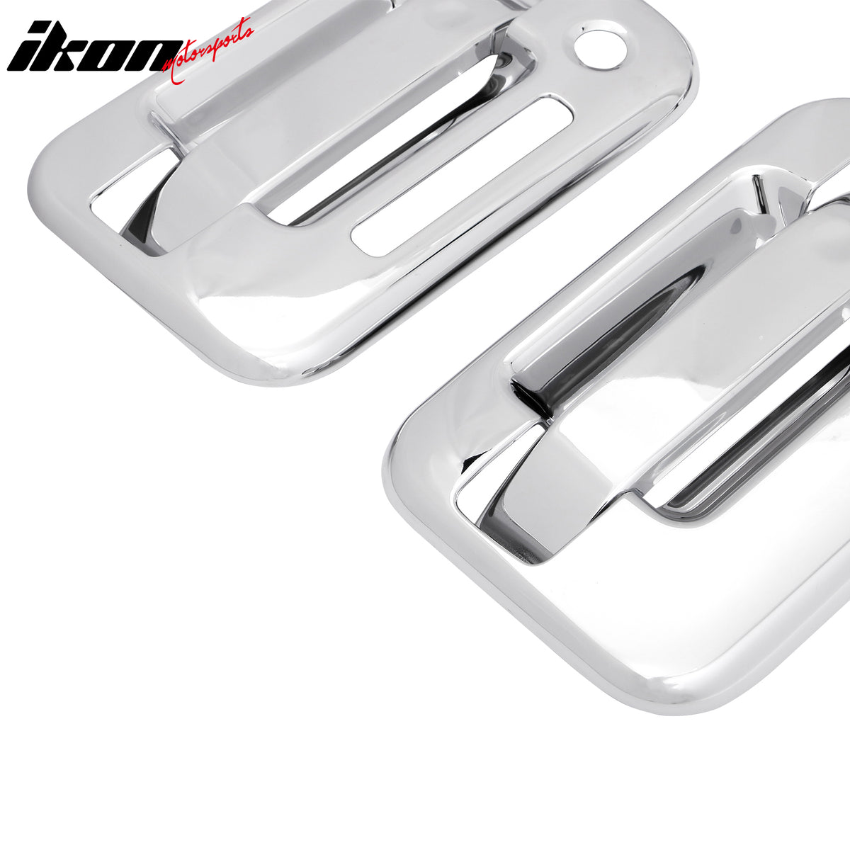 Fits 04-14 Ford F-150 Front Rear Door Handle Cover W/ 1-Keyhole + KeyPad Chrome