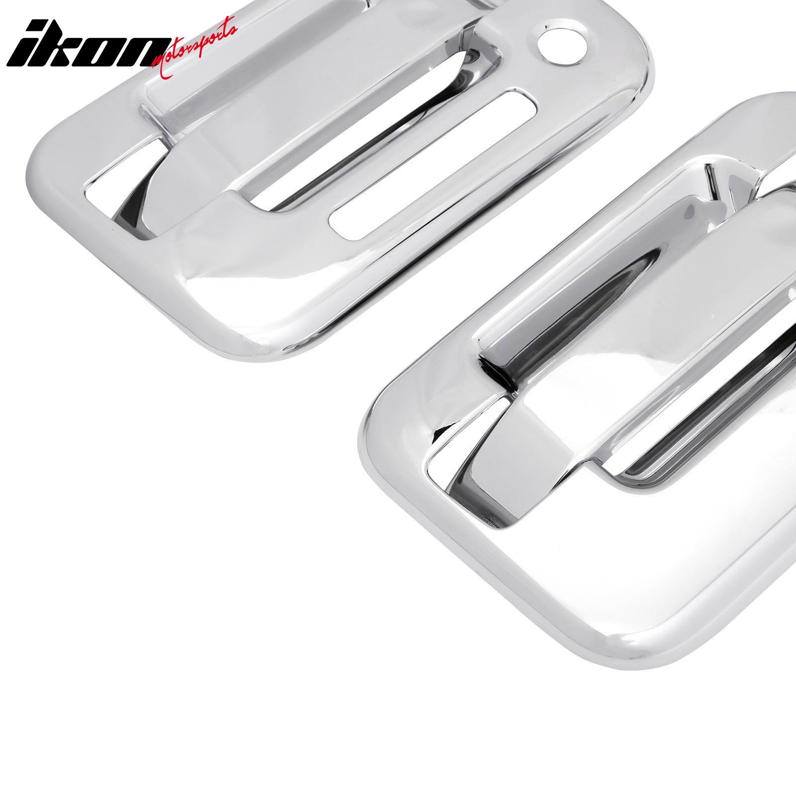 Fits 04-14 Ford F-150 Front Rear Door Handle Cover W/ 1-Keyhole + KeyPad Chrome