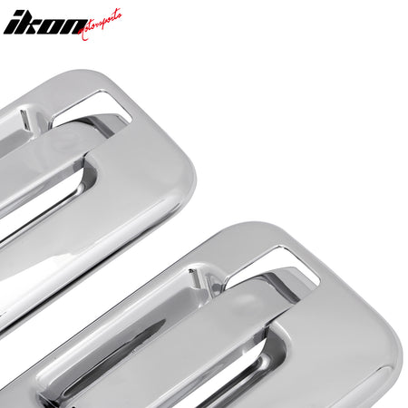 Fits 04-14 Ford F-150 Front Rear Door Handle Cover W/ 1-Keyhole + KeyPad Chrome