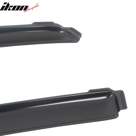 2004 - 2014 Ford F150 Extended Cab Window Visors In Channel Acrylic 4PCIkon Motorsports
