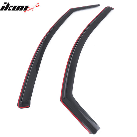 Fits 04-15 Nissan Titan Extended Cab Window Visors In-Channel Sun Rain Guard 2PC