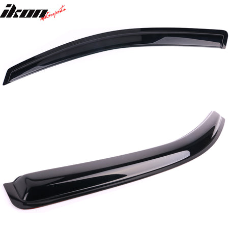 Fits 04-15 Nissan Titan King Cab Tape-On Window Visors Sun Guard Rain Deflectors