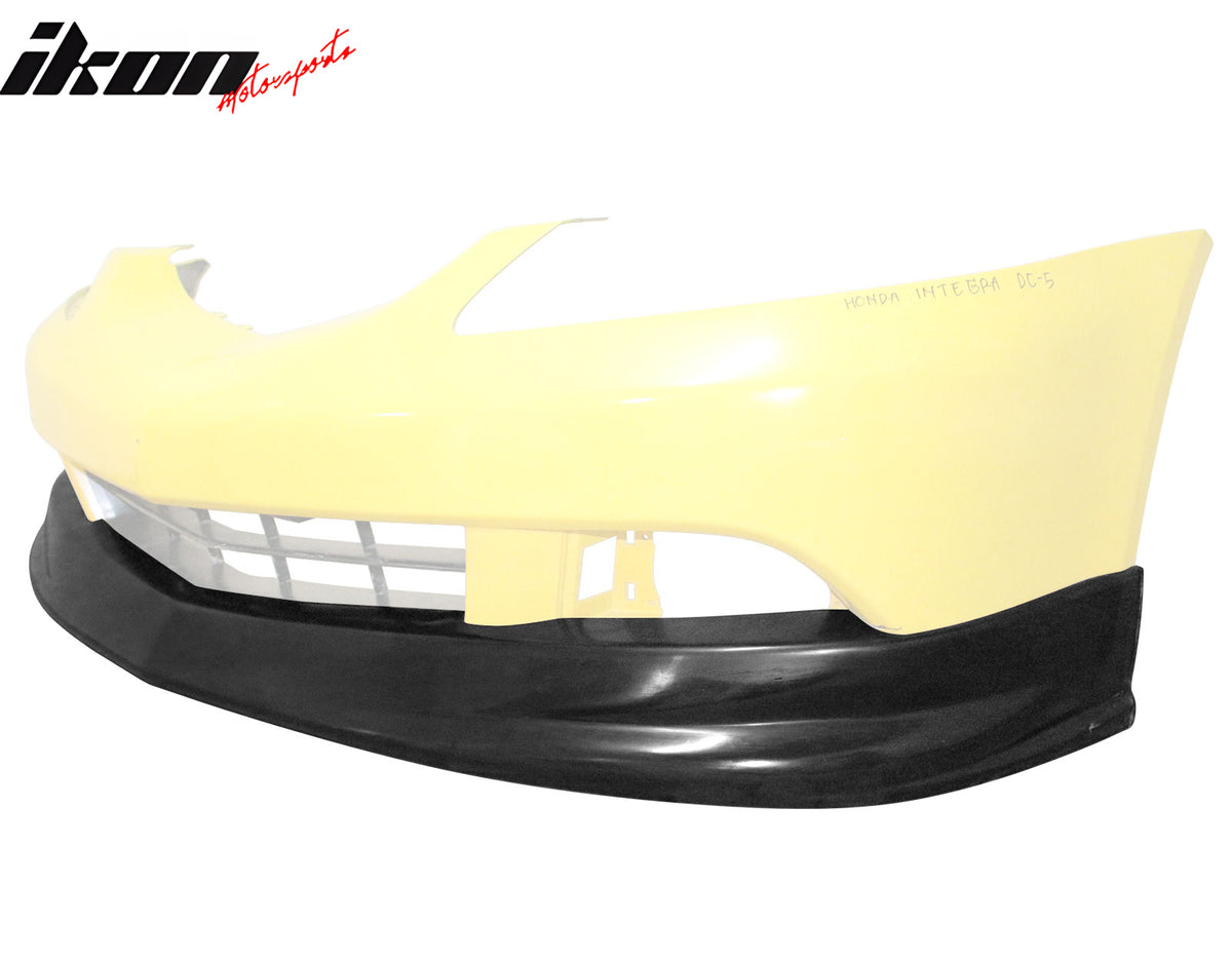 Fits 05-06 Acura RSX Coupe DC5 P1 Style Front Bumper Lip Spoiler PU Splitter Kit