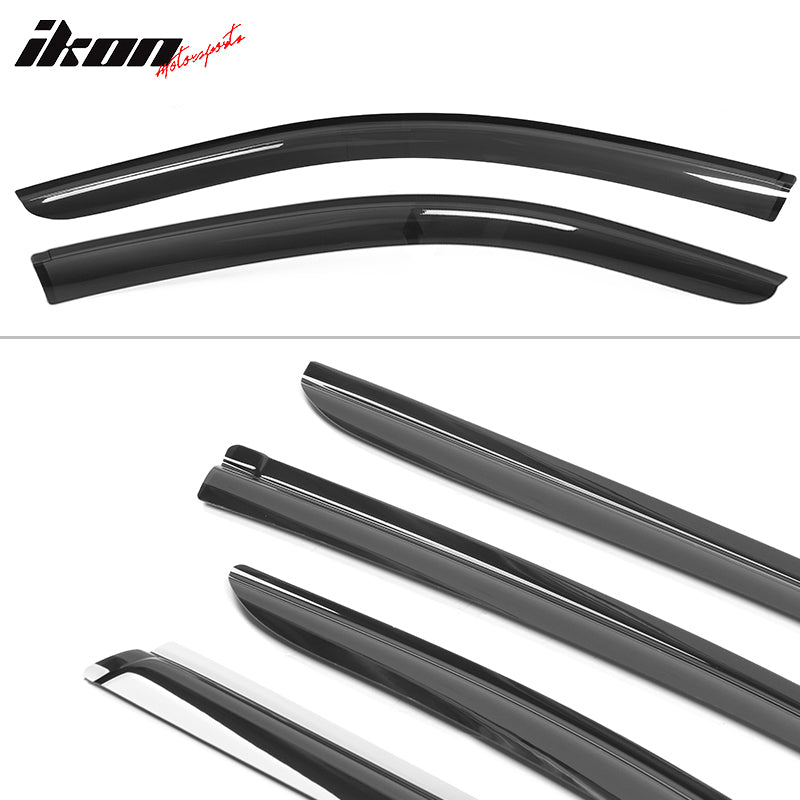 Fits 05-06 Subaru Outback Legacy Acrylic Window Visors 4PC Rain Guard Deflector