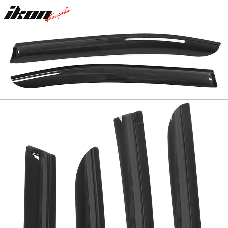 Fits 05-06 Subaru Outback Legacy Acrylic Window Visors 4PC Rain Guard Deflector