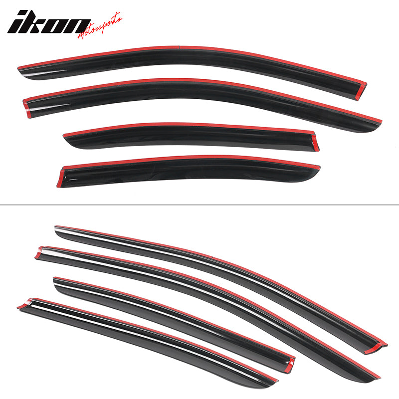 Fits 05-06 Subaru Outback Legacy Acrylic Window Visors 4PC Rain Guard Deflector