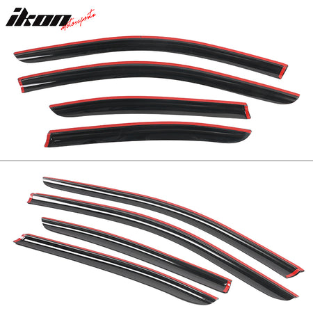 Fits 05-06 Subaru Outback Legacy Acrylic Window Visors 4PC Rain Guard Deflector