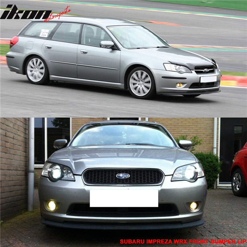 Fits 05-07 Subaru Legacy GT JDM Bumper Only Front Bumper Lip Spoiler PU Splitter