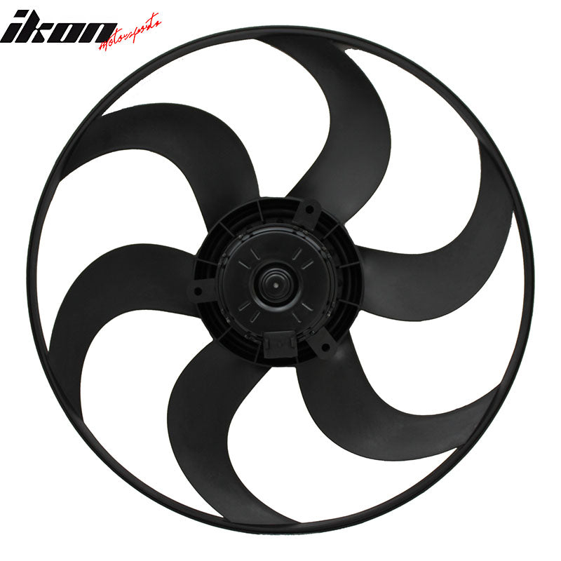 IKON MOTORSPORTS Radiator Cooling Fan Assembly Replacement for 2005-2008 Jeep Grand Cherokee 3.7L 4.7L 6.1L 2006-2008 Commander 3.7L 4.7L W/O Shroud, 5143208AA CH3117103 Automotive Engine Fans, Black