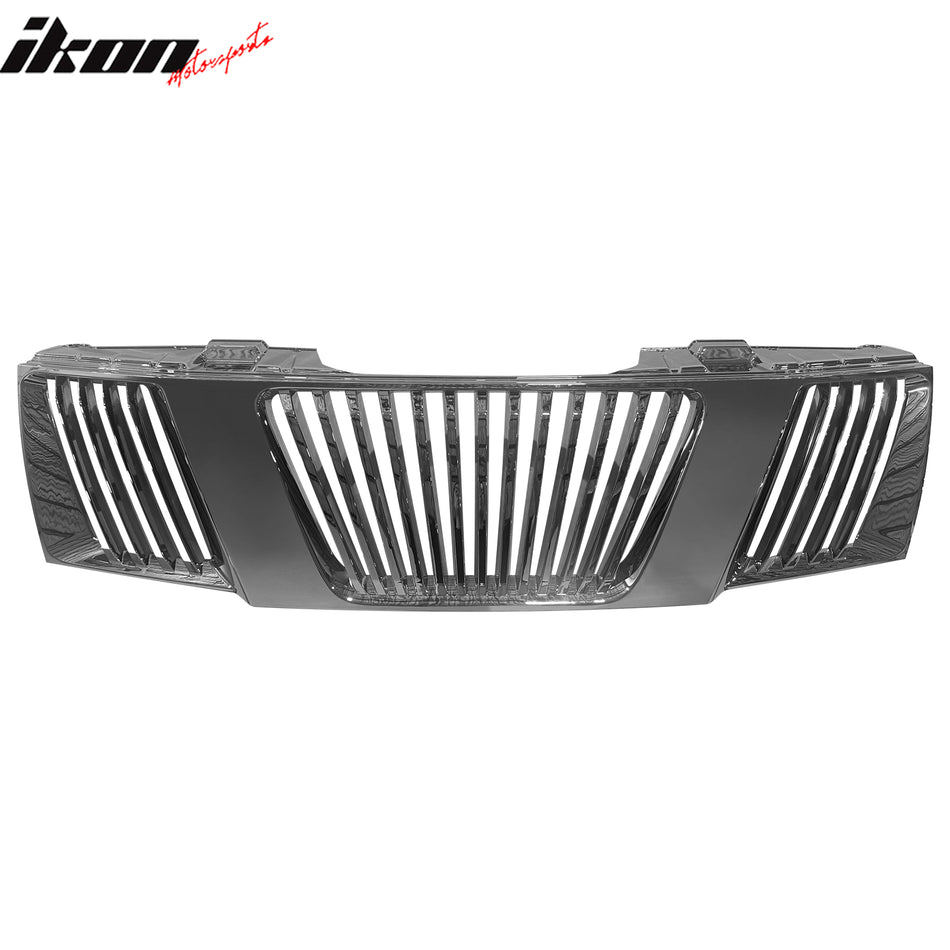 2005-2008 Nissan Pathfinder Chrome Front Bumper Hood Upper Grille ABS