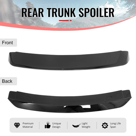 Fits 05-09 Ford Mustang 2DR GT500 Style Gloss Black Rear Trunk Spoiler Wing ABS