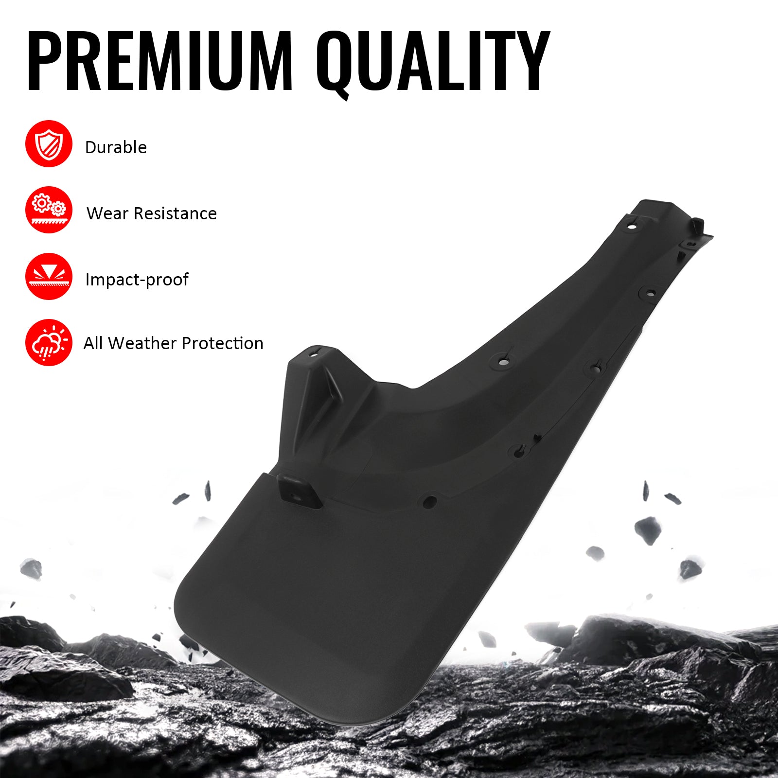 Fits 05-09 Toyota 4Runner Limited SR5 Fender Mud Flaps Wheel Arch Splash Guards