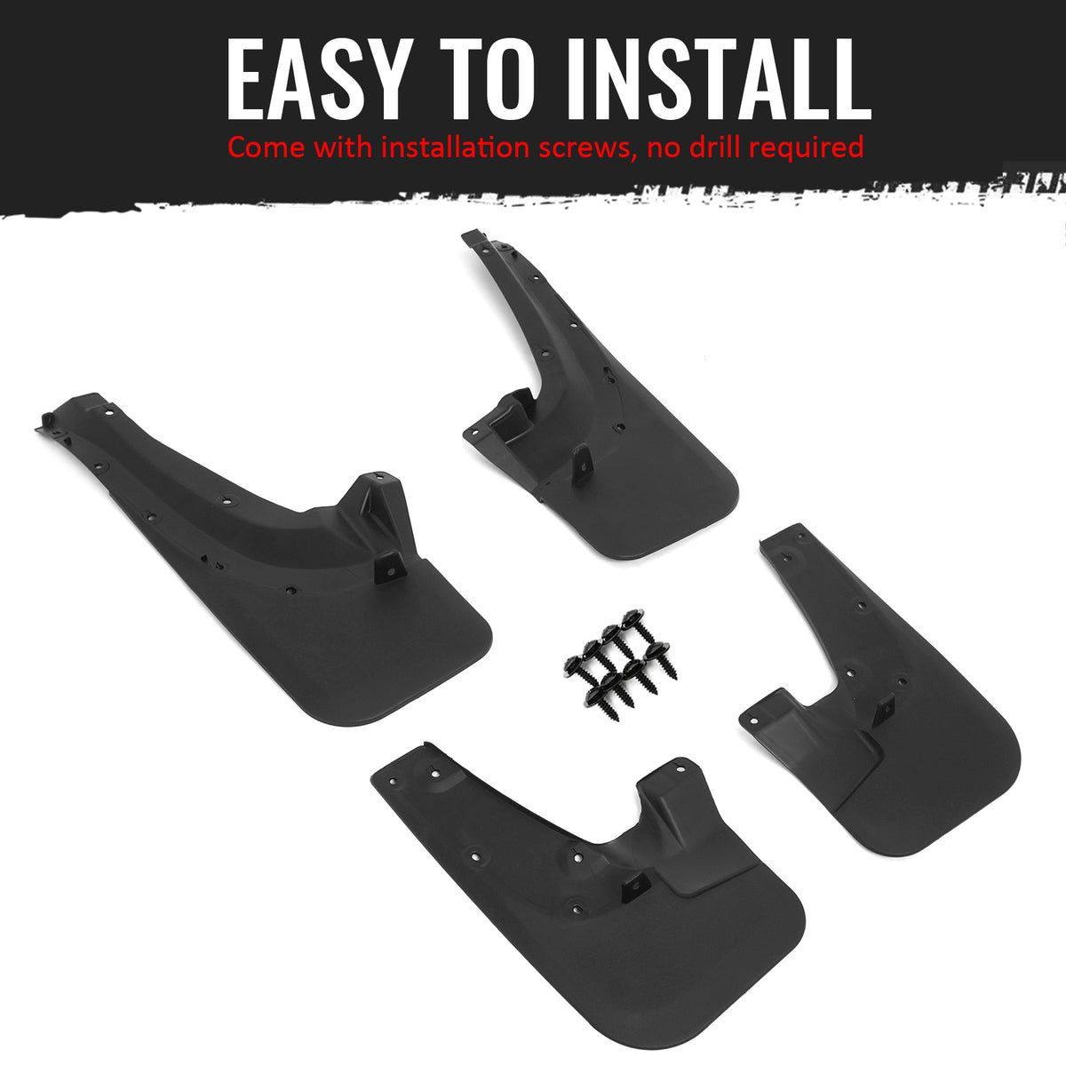 Fits 05-09 Toyota 4Runner Limited SR5 Fender Mud Flaps Wheel Arch Splash Guards