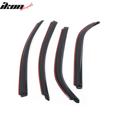 Fits 05-09 Chevy Equinox 06-09 Pontiac Torrent Window Visors In Channel Guards