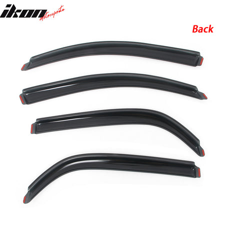 Fits 05-09 Chevy Equinox 06-09 Pontiac Torrent Window Visors In Channel Guards