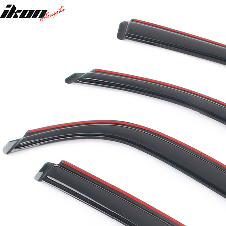 Fits 05-09 Chevy Equinox 06-09 Pontiac Torrent Window Visors In Channel Guards