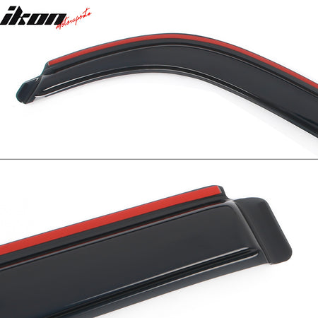 Fits 05-09 Chevy Equinox 06-09 Pontiac Torrent Window Visors In Channel Guards