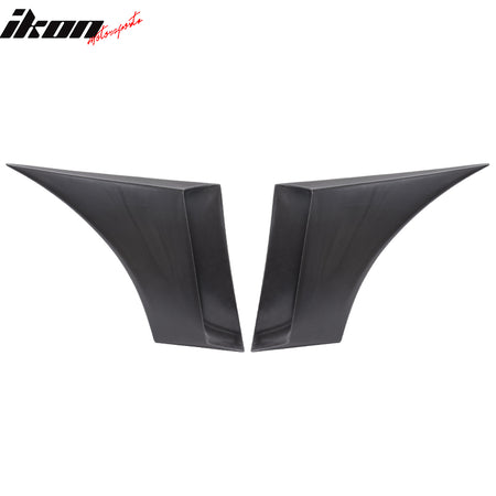 Fits 05-09 Ford Mustang Coupe Roof Spoiler + Side Fender Scoop + Window Louvers