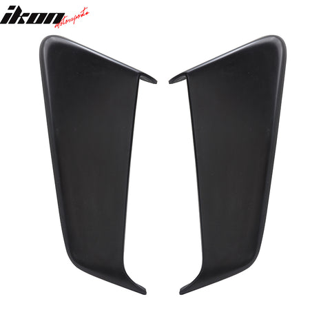 Fits 05-09 Ford Mustang Coupe Roof Spoiler + Side Fender Scoop & Window Louvers