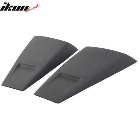Fits 05-09 Ford Mustang Coupe Roof Spoiler + Side Fender Scoop & Window Louvers