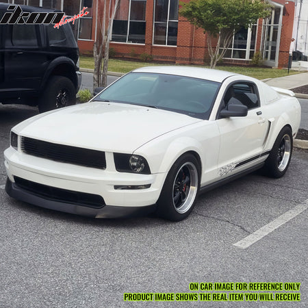 Fits 05-09 Ford Mustang GT V8 Front Bumper Lip Matte Black Spoiler 1PC Splitter