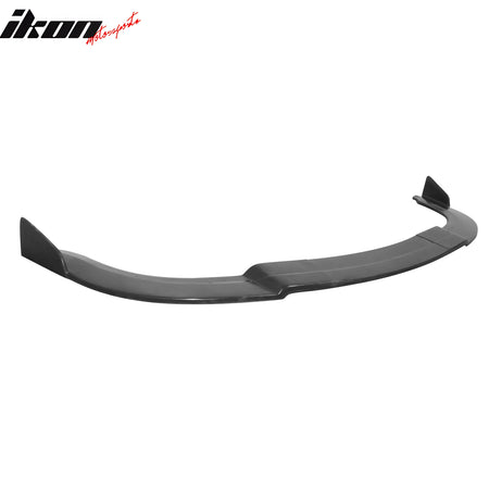 IKON MOTORSPORTS Front Bumper Splitter Lip, Compatible with 2005-2010 Chevy Cobalt SS & 2007-2010 Pontiac G5 GT, IKON Style Unpainted Black PU Air Dam Chin Spoiler Protector 3PCS