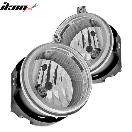 Fits 05-10 Dodge Caravan Challenger Charger Avenger Caliber LED Halo Fog Lights Ikon Motorsports Fits 05-10 Dodge Caravan Challenger Charger Avenger Caliber LED Halo Fog Lights Ikon Motorsports