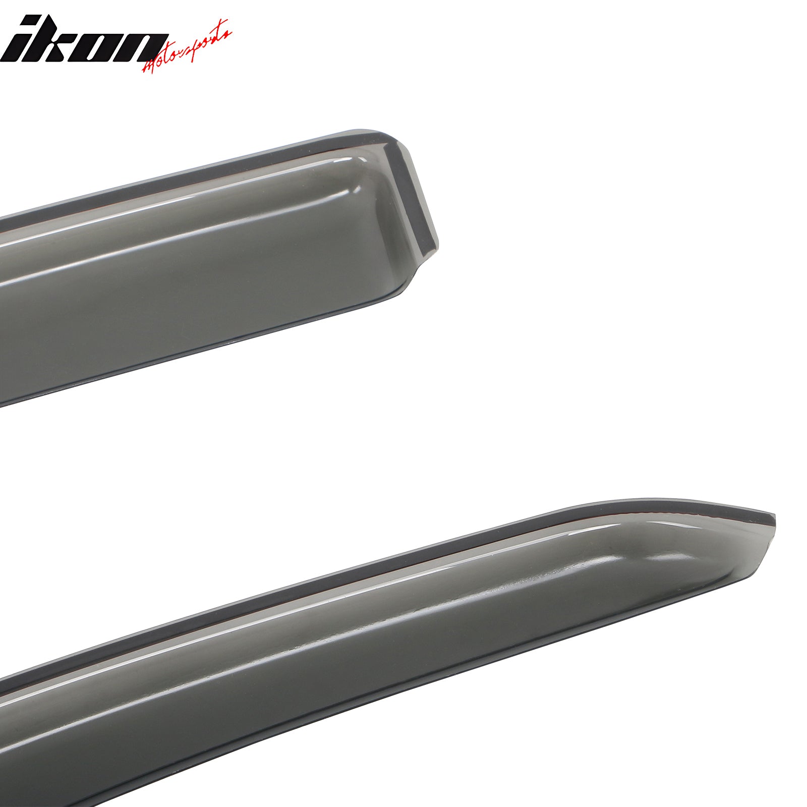 Fits 05-10 Jeep Grand Cherokee In Channel Window Visors Rain Shade Deflectors