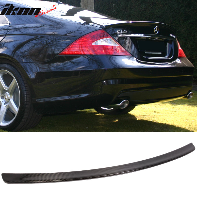 2005-2010 Mercedes Benz CLS-Class W219 Sedan A Style Trunk Spoiler CF