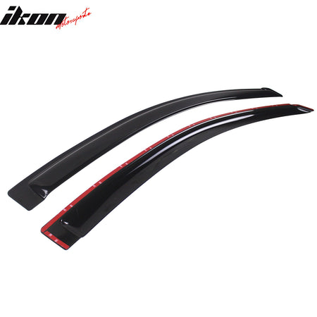 Fits 05-10 Scion TC Acrylic Smoke Window Visor Vent Sun Rain Deflector Guard 2PC