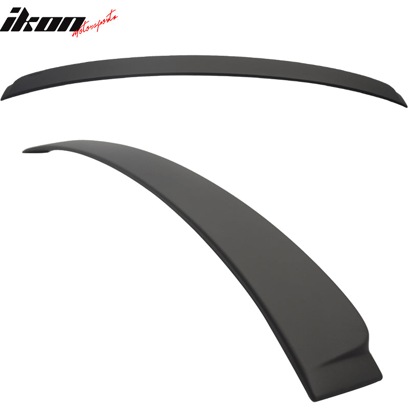 Roof Spoiler Compatible With 2006-2011 BMW E90 3-Series Sedan, AC-S Style ABS Matte Black Rear Spoiler Deck Lip Wing by IKON MOTORSPORTS, 2007 2008 2009 2010