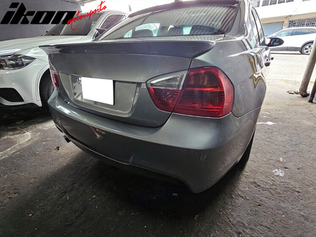 Fits 06-11 BMW 3 Series E90 Sedan AC Style Rear Trunk Spoiler + Roof Spoiler ABS