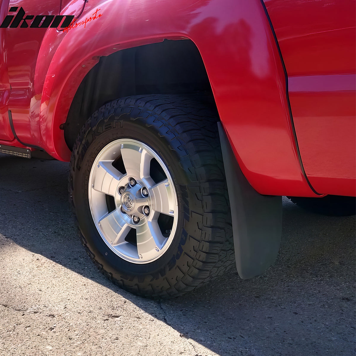 Fits 05-15 Toyota Tacoma W/OEM Fender Flares Mud Flaps Wheel Arch Splash Guards