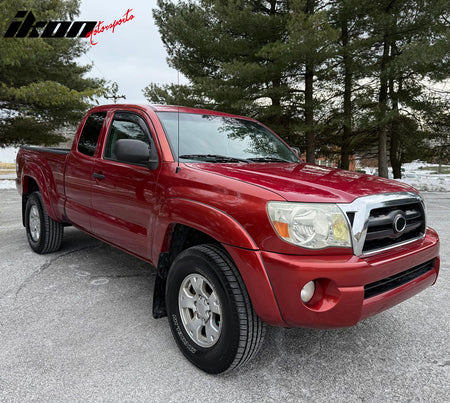 For 05-15 Toyota Tacoma Extended Cab Window Visors In-Channel Rain Sun Deflector