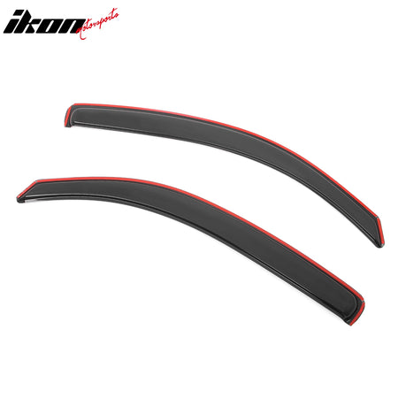 For 05-15 Toyota Tacoma Extended Cab Window Visors In-Channel Rain Sun Deflector