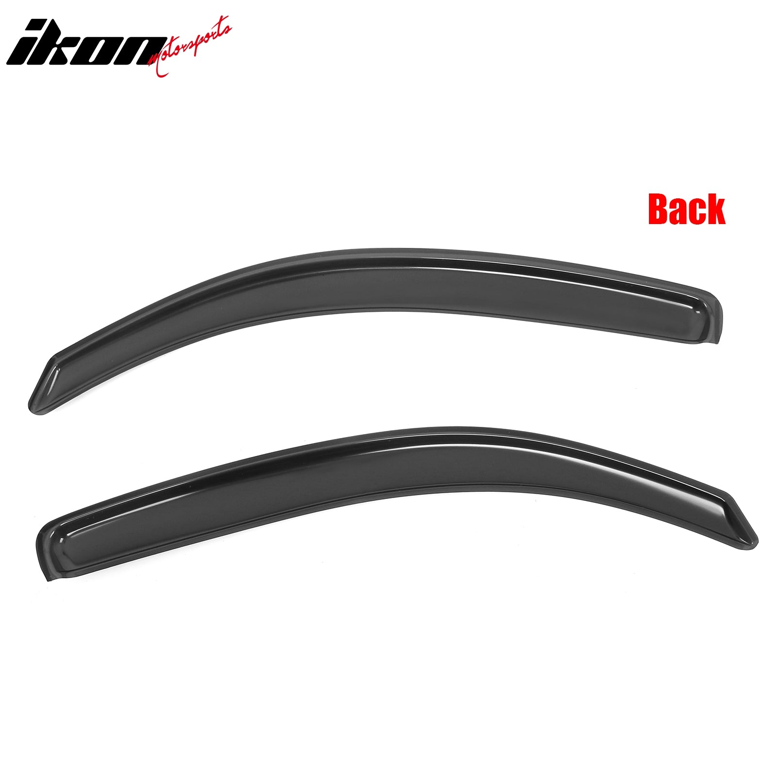 For 05-15 Toyota Tacoma Extended Cab Window Visors In-Channel Rain Sun Deflector