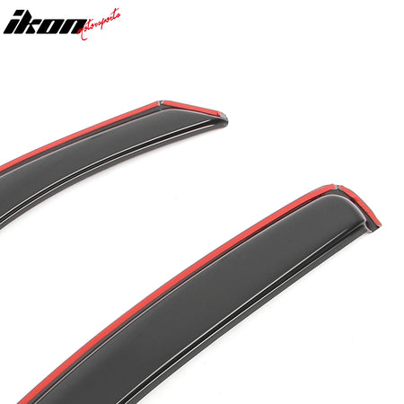 For 05-15 Toyota Tacoma Extended Cab Window Visors In-Channel Rain Sun Deflector