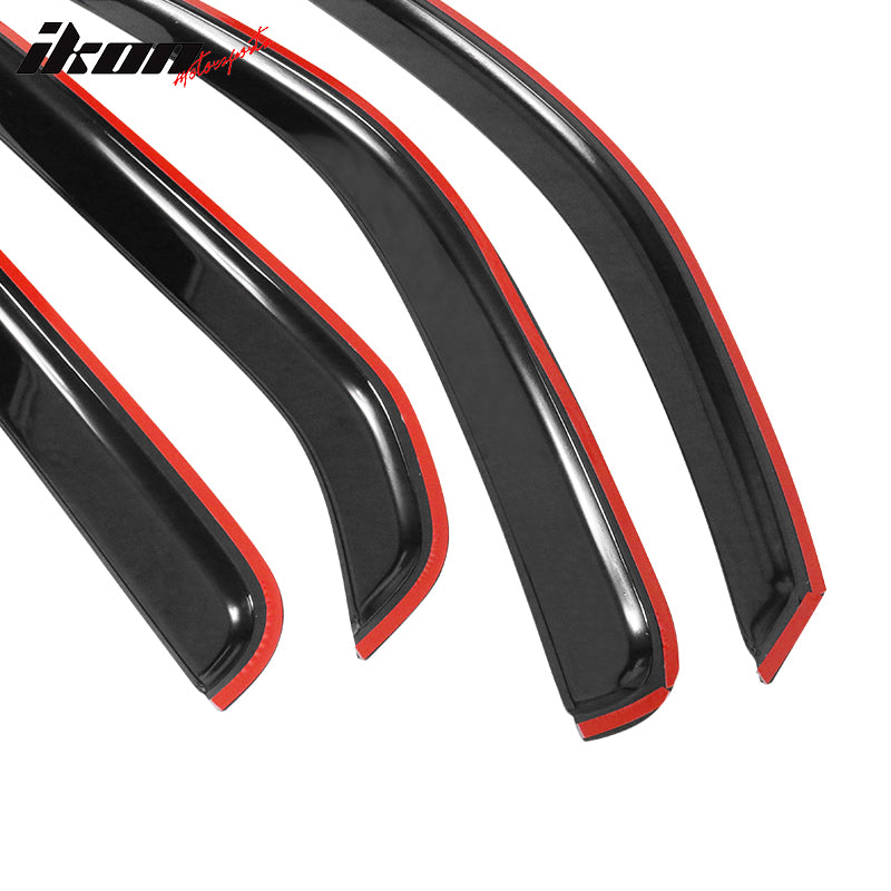 Fits 05-16 Nissan Xterra N50 Acrylic Window Visors Rain Deflector