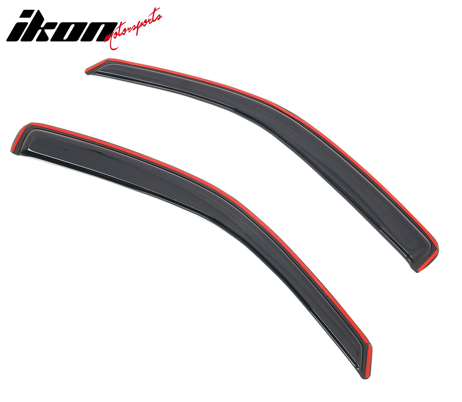 Fits 05-21 Nissan Frontier King Cab Window Visor In-Channel Deflector Rain Guard