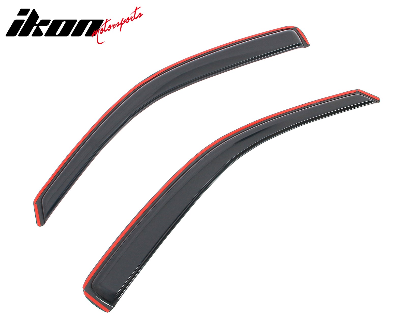 Fits 05-21 Nissan Frontier King Cab Window Visor In-Channel Deflector Rain Guard