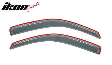 Fits 05-21 Nissan Frontier King Cab Window Visor In-Channel Deflector Rain Guard