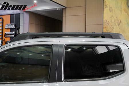 Fits 05-23 Toyota Tacoma Double Cab Aluminum Roof Rack Cross Bars w/ Slide Rail