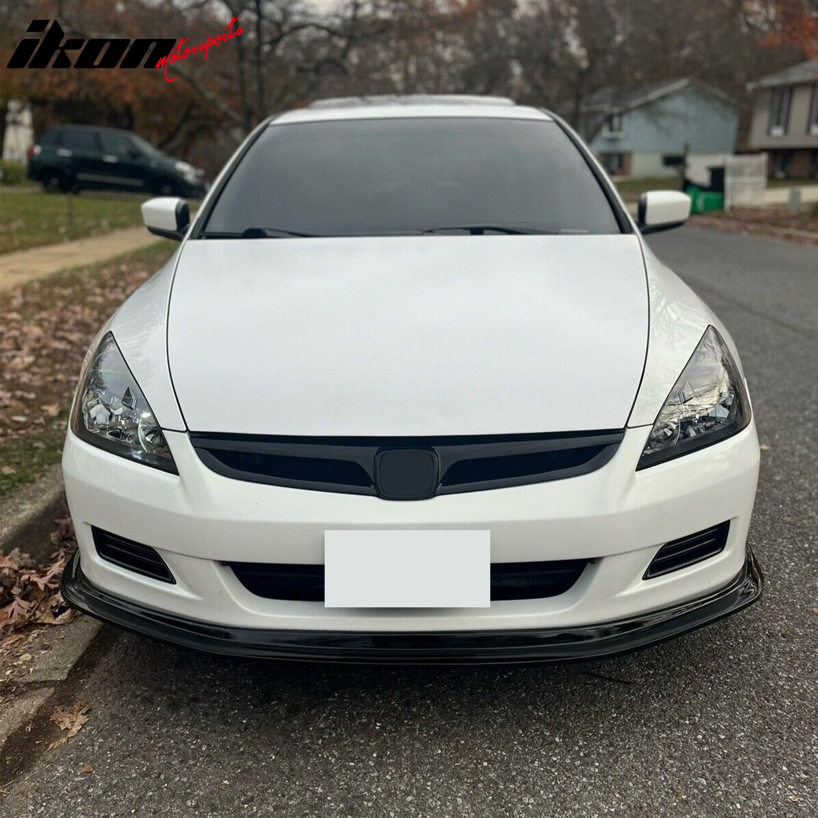 Fits 06-07 Honda Accord 4DR Front Bumper Lip MDA Style Spoiler Unpainted PU Kit