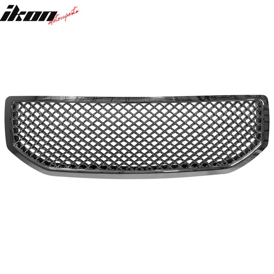 2006-2007 Dodge Caliber Bentley Style Chrome Front Upper Grille ABS
